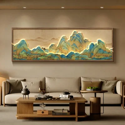 Chinese – Style Landscape Living Room Hanging Painting Chinese - Style Landscape Living Room Hanging Painting