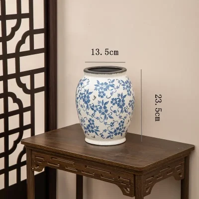 Chinese Retro Ice – Crack Ceramic Vase Chinese Retro Ice - Crack Ceramic Vase