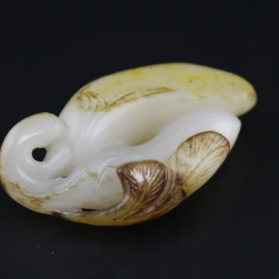 Jade melon hand-carved piece