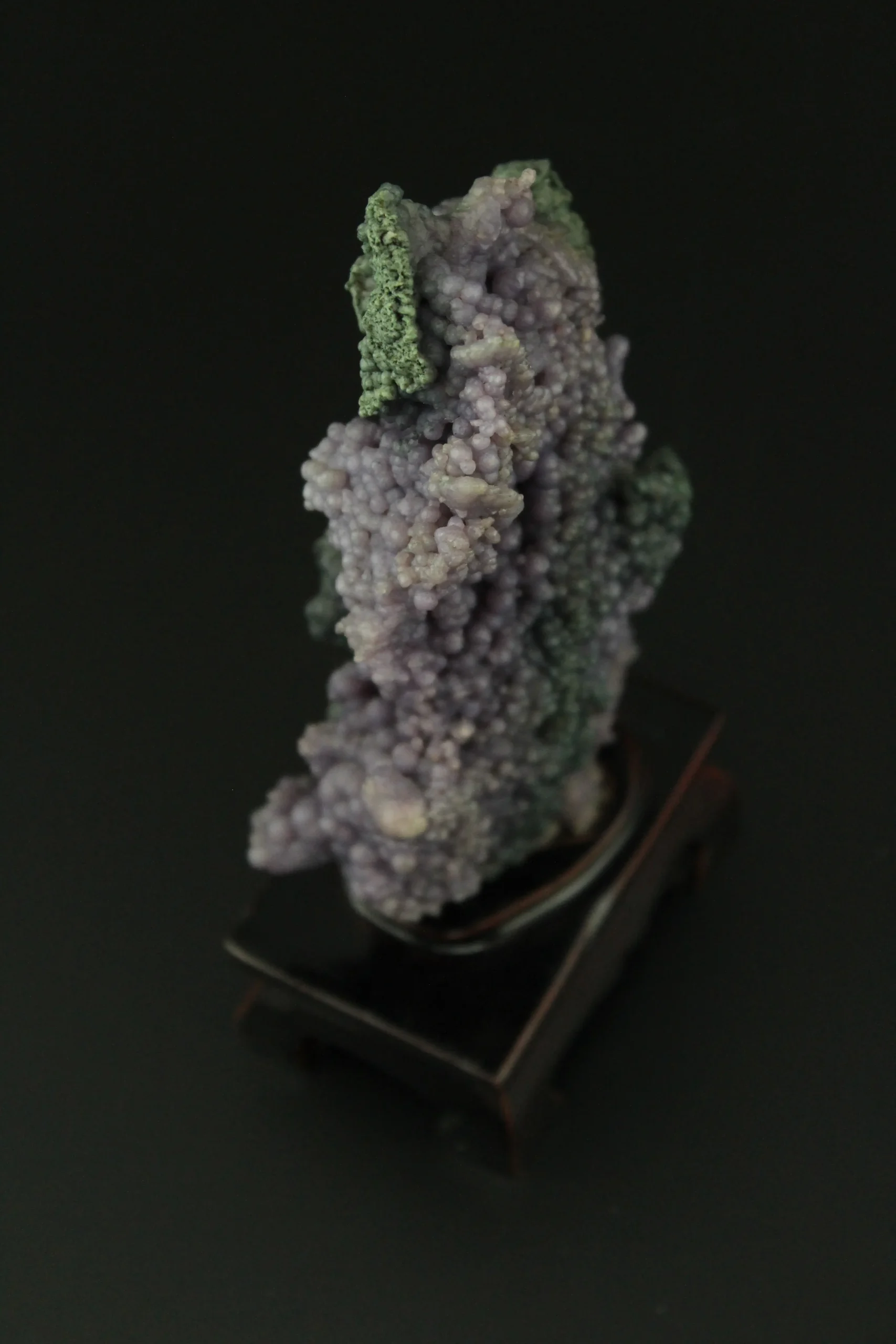 Natural Grape-Form Stone Sculpture (Purple Tones)