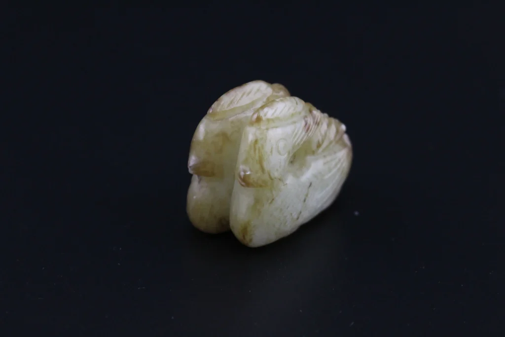 Yuan Dynasty Jade Mandarin Duck Handheld Ornament