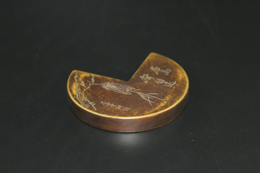 Hand-Carved White Copper Yingui (Seal Guide / Seal Square) Paperweight