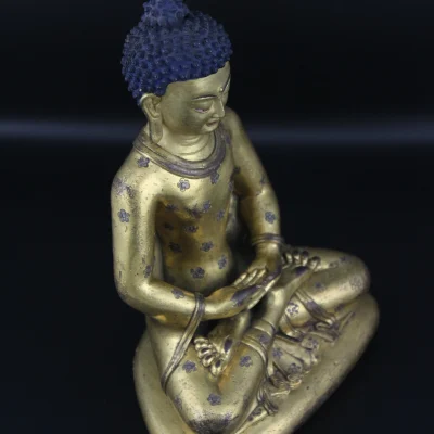 Gilded Bronze Buddha Statue of Shakyamuni